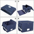 ENGPOW File Box with Lock - Fireproof Document Box with Zipper Lid, Portable Organizer for Hanging Letter/Legal Folder