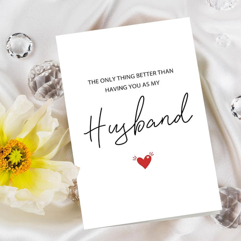 Obbyidk Pregnancy Announcement Card for Husband, Congratulation Dad to Be Card, Baby Announcement Cards Gifts, The Only