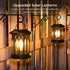 2 Pack WdtPro Solar Lanterns Outdoor Waterproof, Upgraded Bright Hanging Solar Lights for Outside,Solar Powered