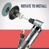 3 Inch 6 1/4" Quick Change Disc Pad Holder, Pcs Fast Lock Disc Holder, Shank for Angle Die Grinder Attachments, Type R