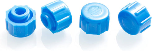Easy Grip Syringe Tip Cap - Luer Lock, Blue, Non-Sterile (10 Count)