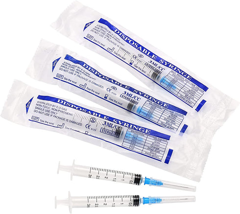 25Pack 3ml Individual Package for Industrial, Scientific, Measuring, Watering, Oil or Glue Applicator