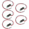 5Pcs 2 Wire 0.28inch Voltage Tester, Mini DC Voltmeter with Red LED Display for Cars/Motorcycles