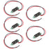 5Pcs 2 Wire 0.28inch Voltage Tester, Mini DC Voltmeter with Red LED Display for Cars/Motorcycles