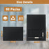 60 Packs 5 7 Silunkia Black Photo Frame Cards and Envelopes for x Picture, Paper Picture Frames with Self Seal