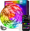 KSIPZE Smart WiFi LED Strip Lights, RGB+IC LED Lights for Bedroom Work