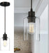 EANLOLY Pendant Lights Kitchen Island, E26 Socket Adjustable Cord for Dining Room,Bedroom,Living Room,Farmhouse