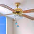 2 Pack 12" PATIKIL Ceiling Fan Pull Chain, Decorative Diamond Pendant Chain Extender Charm Extension Pull String