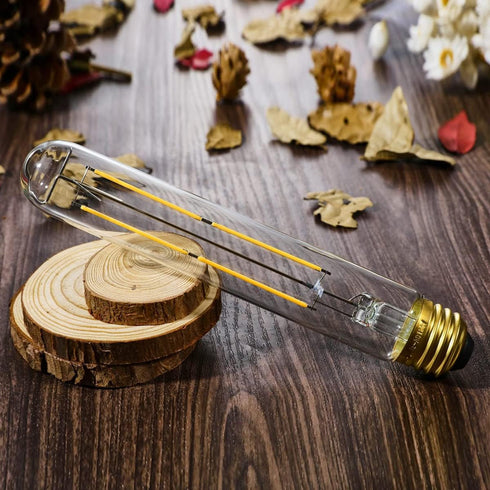 T10 Bulb 6W E26 Bulb 60 dimmable 4000K E26 Bulb AC120V 600lm Bulb T9 Pack 4 XININSUN LED Equal LED Watt Neutral White