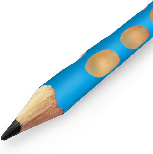 STABILO Easygraph Handwriting Pencils - HB - Right Handed - Light Blue Barrel - Pack of 2 by STABILO