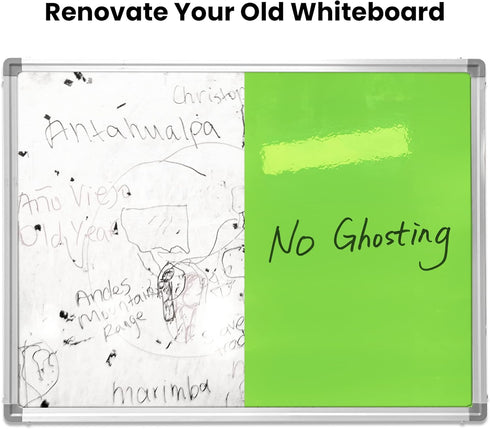 T&W SAME FILM Self Adhesive White Board Dry Erase Roll 17.3''X78.7'' - Colorful Wall Sticker for Office, Kids, Adults,