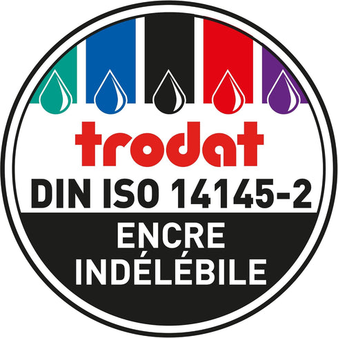 Trodat Stamp Pad 9052, Black - Size 2.75" x 4.5" for Manual Stamps
