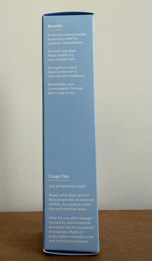 1% 2.25 oz First Aid Beauty Ultra Repair Rescue Barrier Balm, Dimethicone OTC Skin Protectant, Fragrance Free, Helps