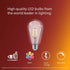 Vintage ST19 Clear Spiral Dimmable LED Light Bulbs - E26 Bulb - Flicker-Free Light Bulb with EyeComfort Technology, 400