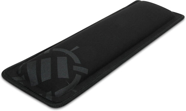 ENHANCE Compact Bluetooth Keyboard Wrist Rest Pad with Soft Memory Foam Support, Anti-Fray Stitching