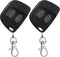 Kingdder 2 Pcs 10 Dip Switch Garage Door Remote - Two Button Garage Remote Compatible with Multicode 300mhz 3089 3060