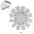 Bevel Gauge Stainless Steel Axe Angle Gauge, 15-120 Degree Knife Blade Angle Gauge for Checking