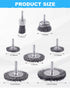 21-Pack Set 1/4-Inch Rocaris Carbon Steel Wire Wheel, Cup, Pen Brush with Round Shank for Rust Removal, Corrosion