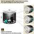 RAINFALLARING 1 Pack 13"x13"x10" Drum Lampshades Wine Teal Rose Gray Cask Black White Modern Art Wine Bottles Lampshade