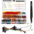 560Pcs Jumper Wire Kit Solderless Flexible Breadboard with 65Pcs Jumper Wires, Tweezers & Plastic Box