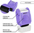 Miseyo Purple Identity Theft Protection Roller Stamps for Data Privacy, Anti-Theft Security Prevention