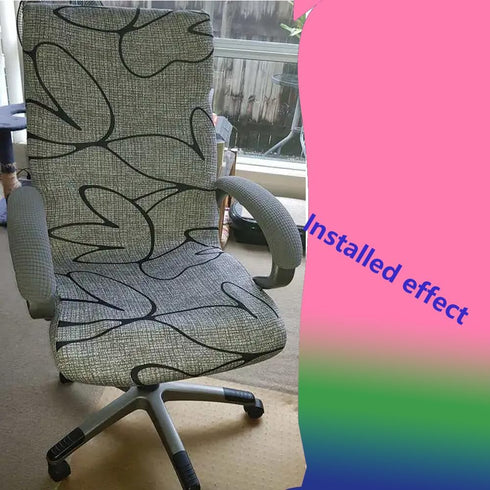 Removable Washable Slipcovers for Chair Armrests, Universal Fit for Office Chair, Desk Chair, Gaming Chair (Grey,
