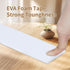 Single Sided Foam Tape, Weather Stripping for Door Window, Self-Adhesive EVA Insulation Strip, 2 Rolls, White
