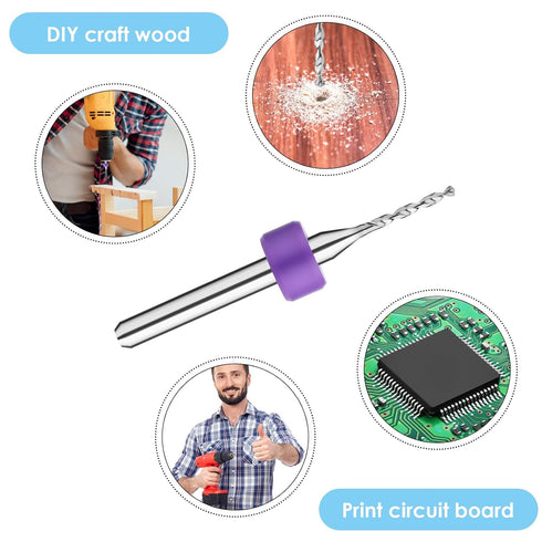 20 Pcs Micro Drill Bit Set, 0.3-1.2mm Tungsten Steel Bits for PCB Print Circuit Board and CNC Router