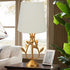 2Pcs E14 European Style Indoor Lampshades for Table Lamp Fabric Lampshade for Chandelier Floor Lamp(Beige)