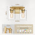 2-Light) SKEJAO Bathroom Vanity Light Over Mirror,Bathroom Light Fixture Wall Sconce Lighting for Bedroom,Living Room