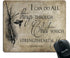 Smooffly Gaming Mouse Pad - Custom Bible Verse "I Can Do All Things Through Christ" Philippians 4:13