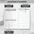 Panda Planner Undated Daily Planner - 90 Day Organization for Entrepreneurs - Set Goals - Bonus Weekly & Monthly Agenda