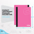 Enday Composition Notebooks – College Ruled Paper, Hard Cover, 100 Sheets, Pink and Yellow, 2 Pack
