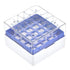 uxcell Centrifuge Tube Freezer Storage Box, 25 Places Waterproof Polypropylene Holder Rack for 1.8/2ml Tubes