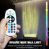 ycponggon 24W 16 -16"*2.4" RGBW Water Ripple Wall Light Colors, Remote Control, Water Wave Projection Wall Light