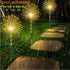 TYASDBA Outdoor,155LED 8 (2Pack) Garden Decor Solar Lights lighting modes pole light Waterproof Warm White Solar Garden