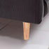 4pcs 15cm Zerodeko Solid Wood Furniture Legs for Sofa Chair Cabinet Support, Oak Color Replacement Parts for Coffee