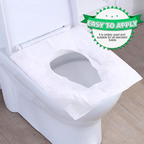 YGDZ Toilet Seat Covers Disposable, 110pcs Flushable Travel Covers for Adults and Kids, Travel Essential