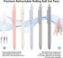 Gel Pens, Father's Day Gifts for Dad, Cool Morandi 0.5mm Fine Point Journaling Pen, Cute Black Aesthetic Stuff