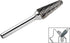 SL-4 Tungsten Carbide Burr - Cylinder Shape Double Cut Rotary Burrs File (1/2 Inch, Cutter Length: 1-1/8 Inch)