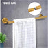 AGKXHDEC 5-Piece Set, Set Set 2 Towel Racks for Bathroom, Stainless Steel Bathroom Accessories Bathroom Towel Holder