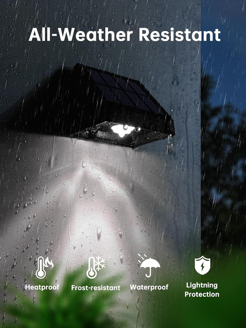 6000K Mailbox, Mrzxy Solar Lights Outdoor Waterproof LED White Bright Lens Downlight Small Solar Light for Address