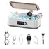 Ultrasonic Jewelry Cleaner, 50kHz Professional Portable Jewelry Cleaner Ultrasonic Machine with 3