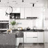 TANONE White Wallpaper Self Adhesive Vinyl 15.8"X196.7" Decorative Film for Cabinets and Furniture Countertops.