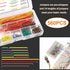 560Pcs Breadboard and Jumper Wire kit PCB Circuit Board Assortment 14 Different Lengths with Tweezers,breadboard and Plastic Box
