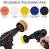 TWUROTI 142pcs 3 Inch 60-10000 5 1/8"&1/4" Sanding Discs Pad Kit, Grit Dry Wet Sandpaper with Soft Sanding Sponges