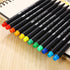 YIKANGHENG 24 Pcs 24 Colors Fine Point Line Drawing Pens, 0.4mm of Pen Point for Painting, School and Office Supplies (24) by YIKANGHENG