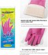 Kitchenware Mamison Quality Rubber Gloves Pink Size M, Waterproof Rubber Gloves 1 Pair, Korean Home and Improvement