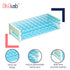 Detachable Plastic Tube Rack Set, 2pcs, 50 Holes Test Tube Holder for Tubes of Dia.=17mm, for Classroom, Lab, TTRP50A2