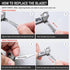 Titanium EDC Pry Bar,Pocket Multitool Mini Prybar,Keychain Crowbar Tool with Pocket Clip,Bottle Opener,Nail Puller,Hex